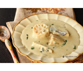 Nadir Yakhin – Lotus Roots in a yogurt sauce