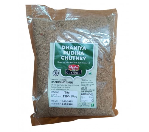 Manthal Dhaniya Pudina Chutney