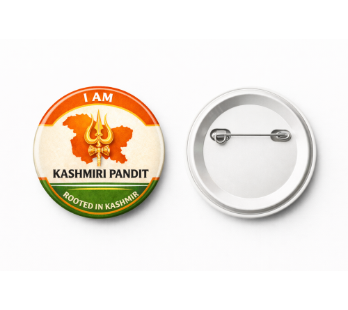 I Am Kashmiri Pandit – Rooted in Kashmir badge